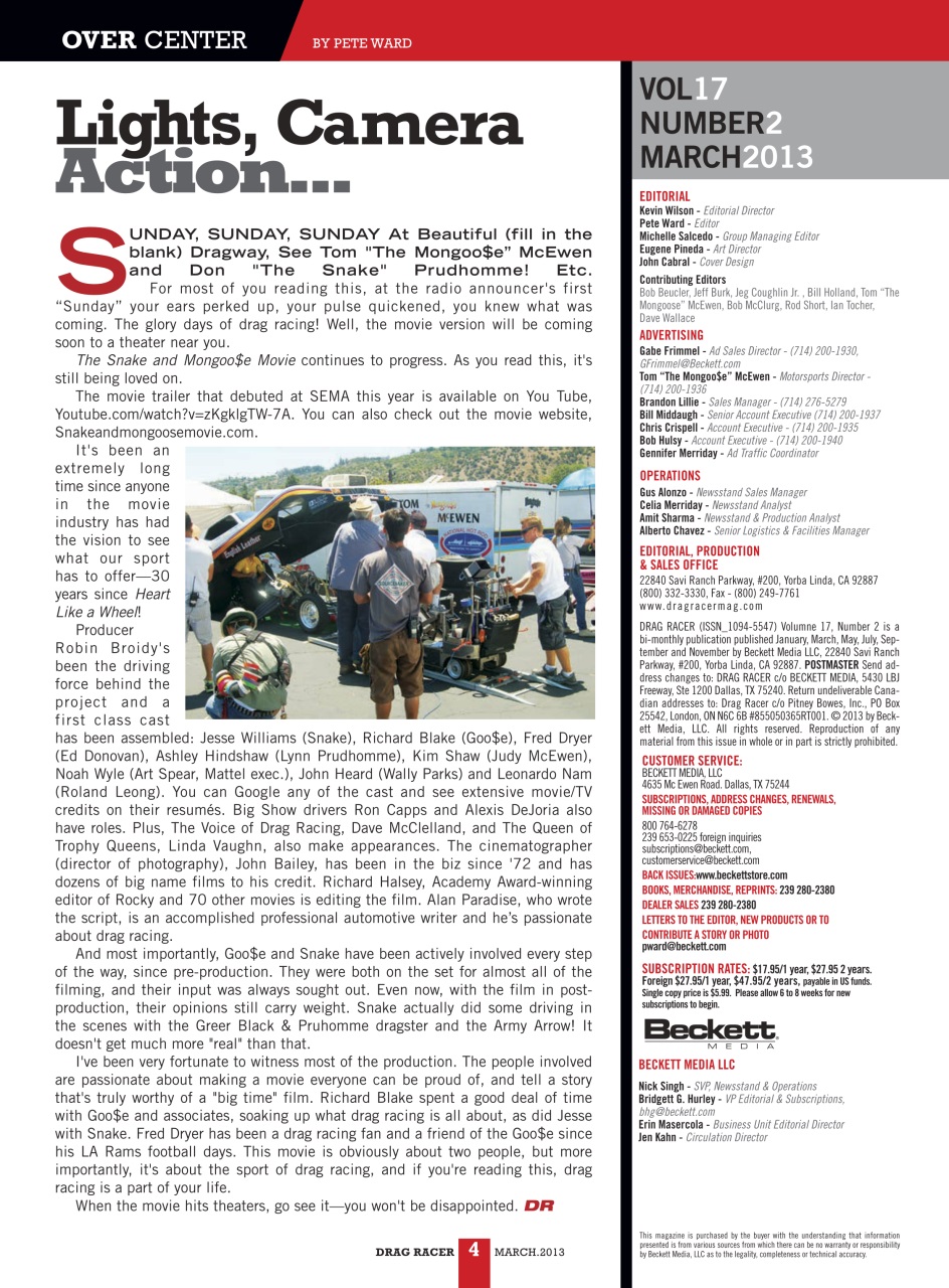 Drag Racer Preview Pages