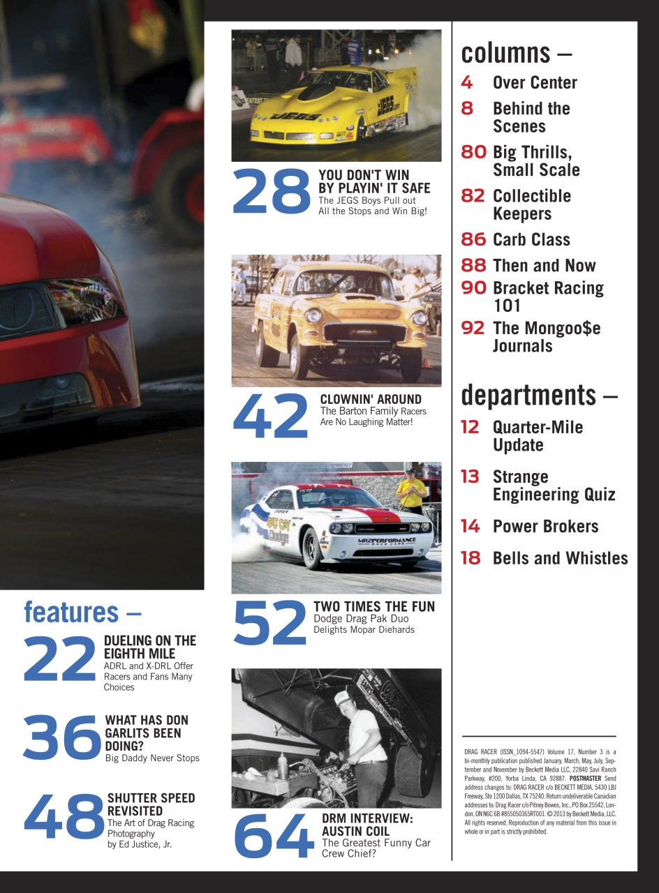 Drag Racer Preview Pages