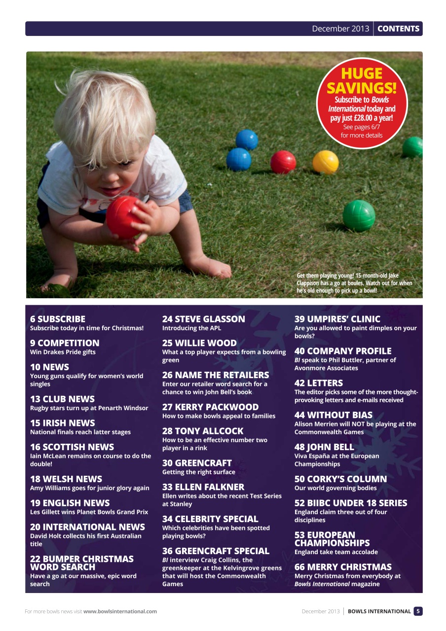 Bowls International Preview Pages