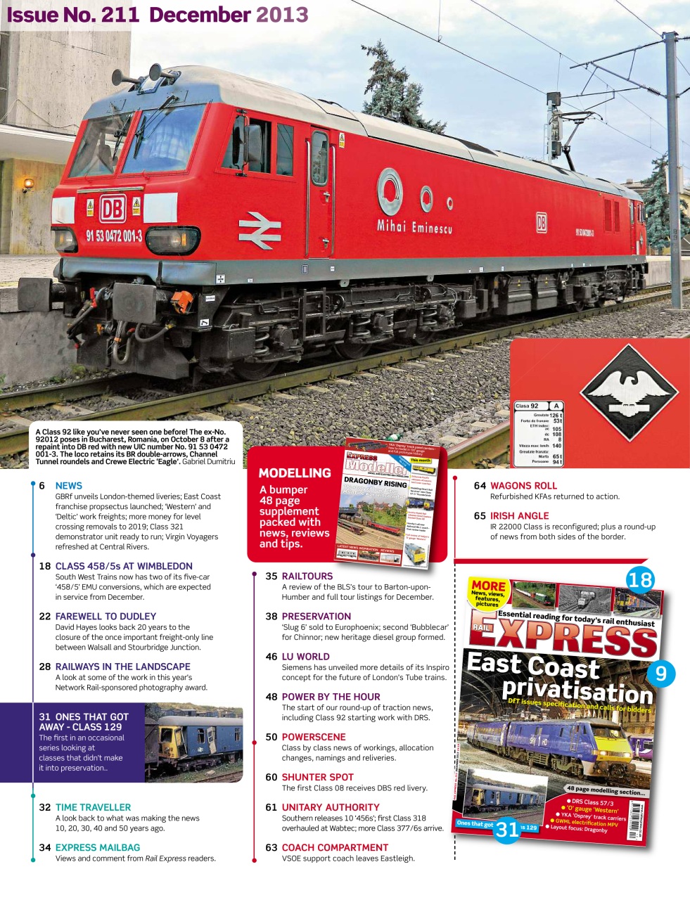 Rail Express Preview Pages