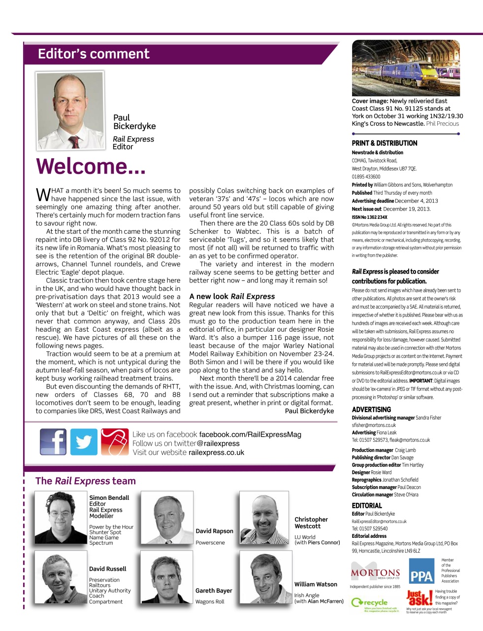 Rail Express Preview Pages