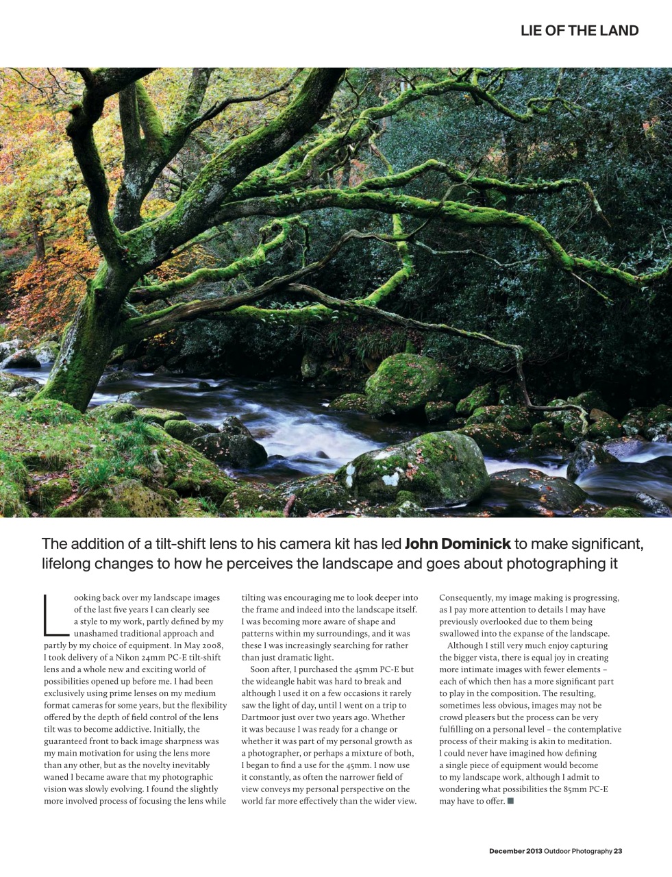 Outdoor Photography Preview Pages