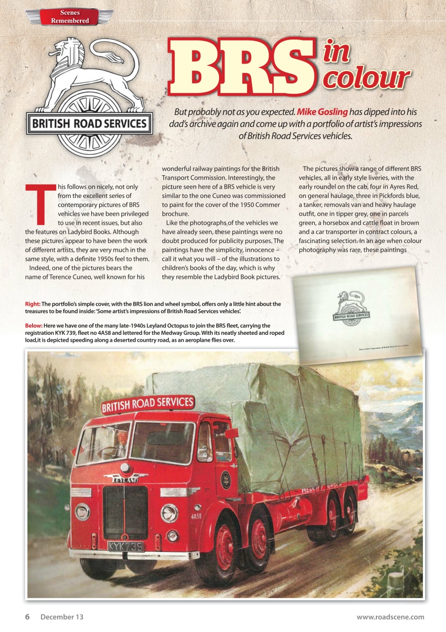 Vintage Roadscene Preview Pages