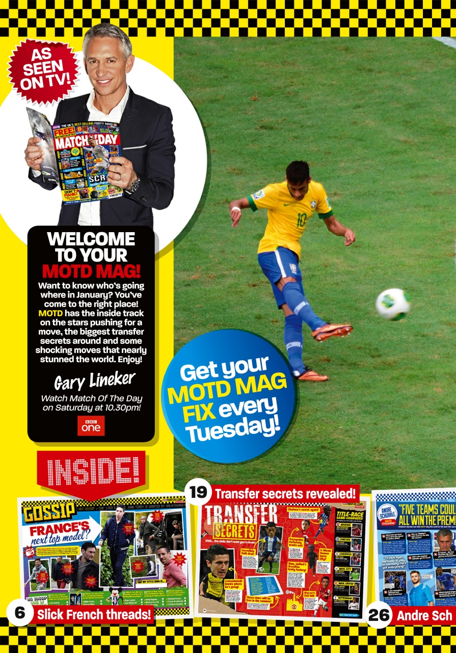 Match of the Day Preview Pages
