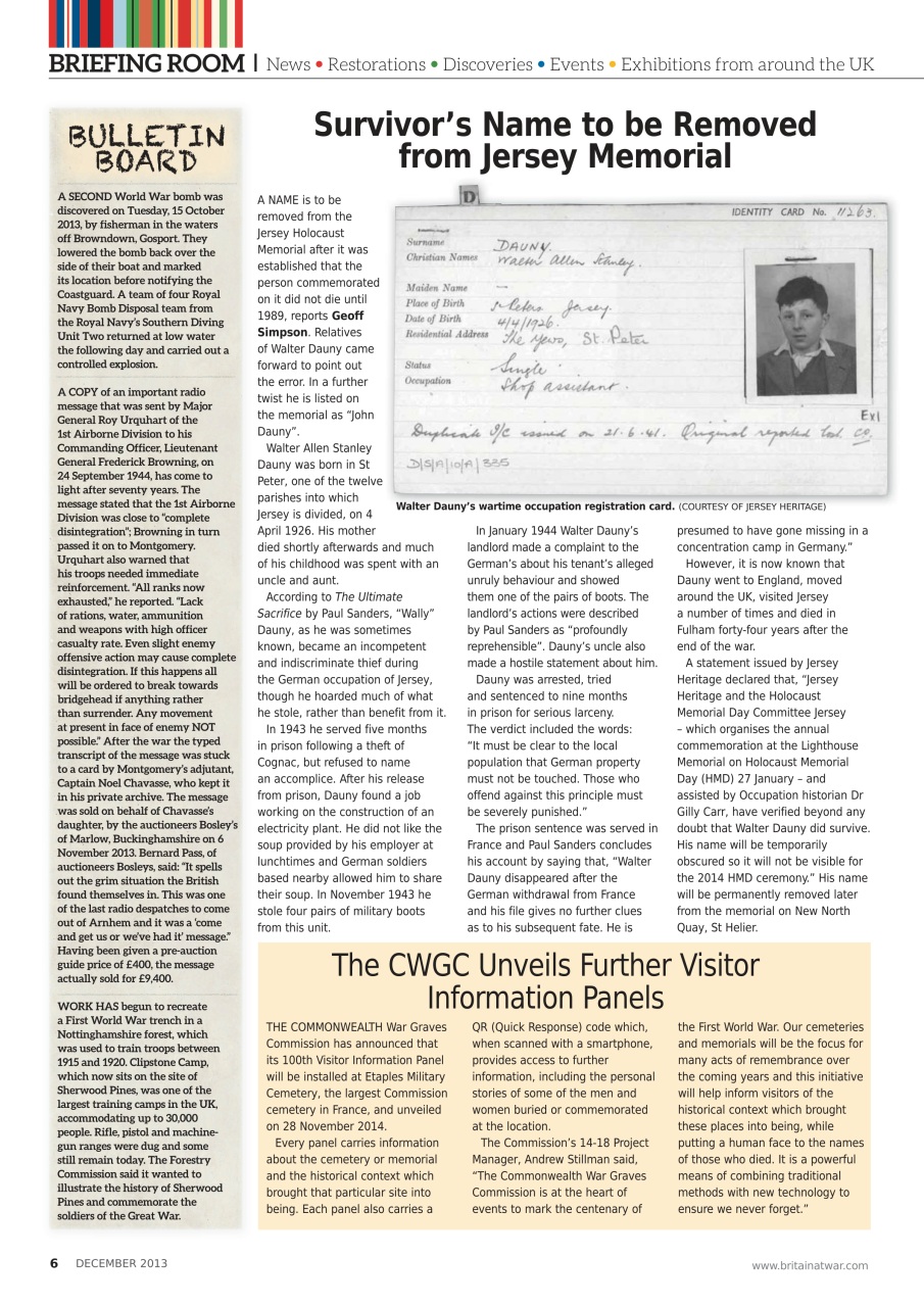 Britain at War Magazine Preview Pages