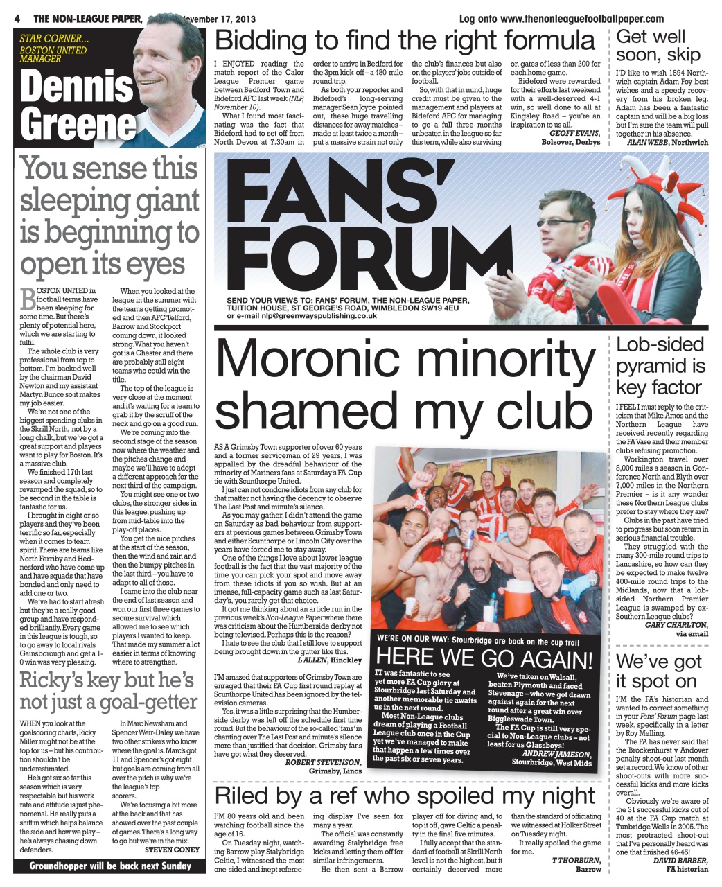 The Non-League Football Paper Preview Pages