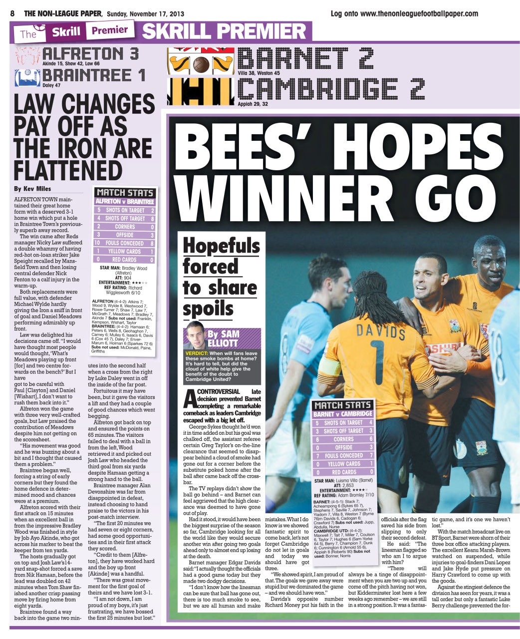 The Non-League Football Paper Preview Pages