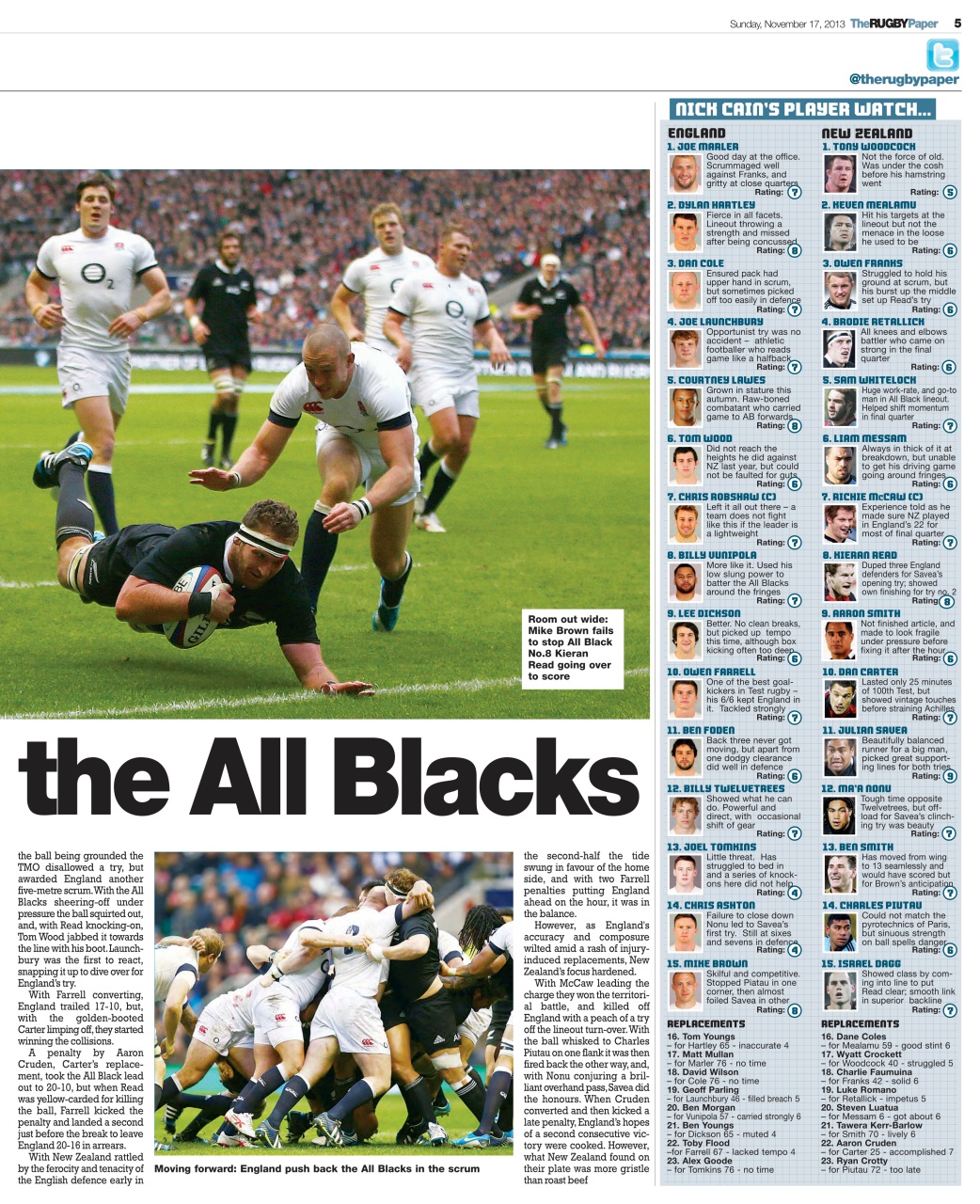 The Rugby Paper Preview Pages