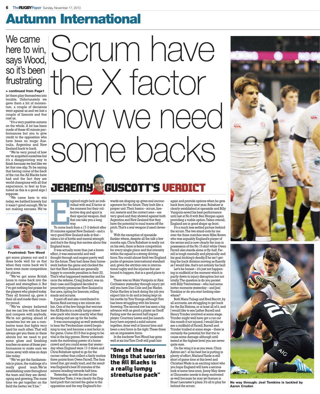 The Rugby Paper Preview Pages