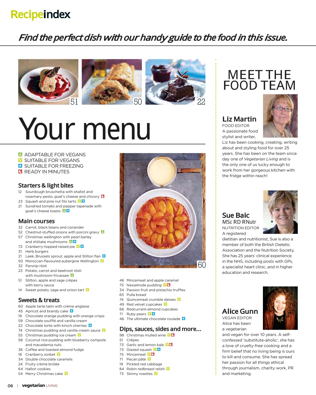 Vegetarian Living Preview Pages
