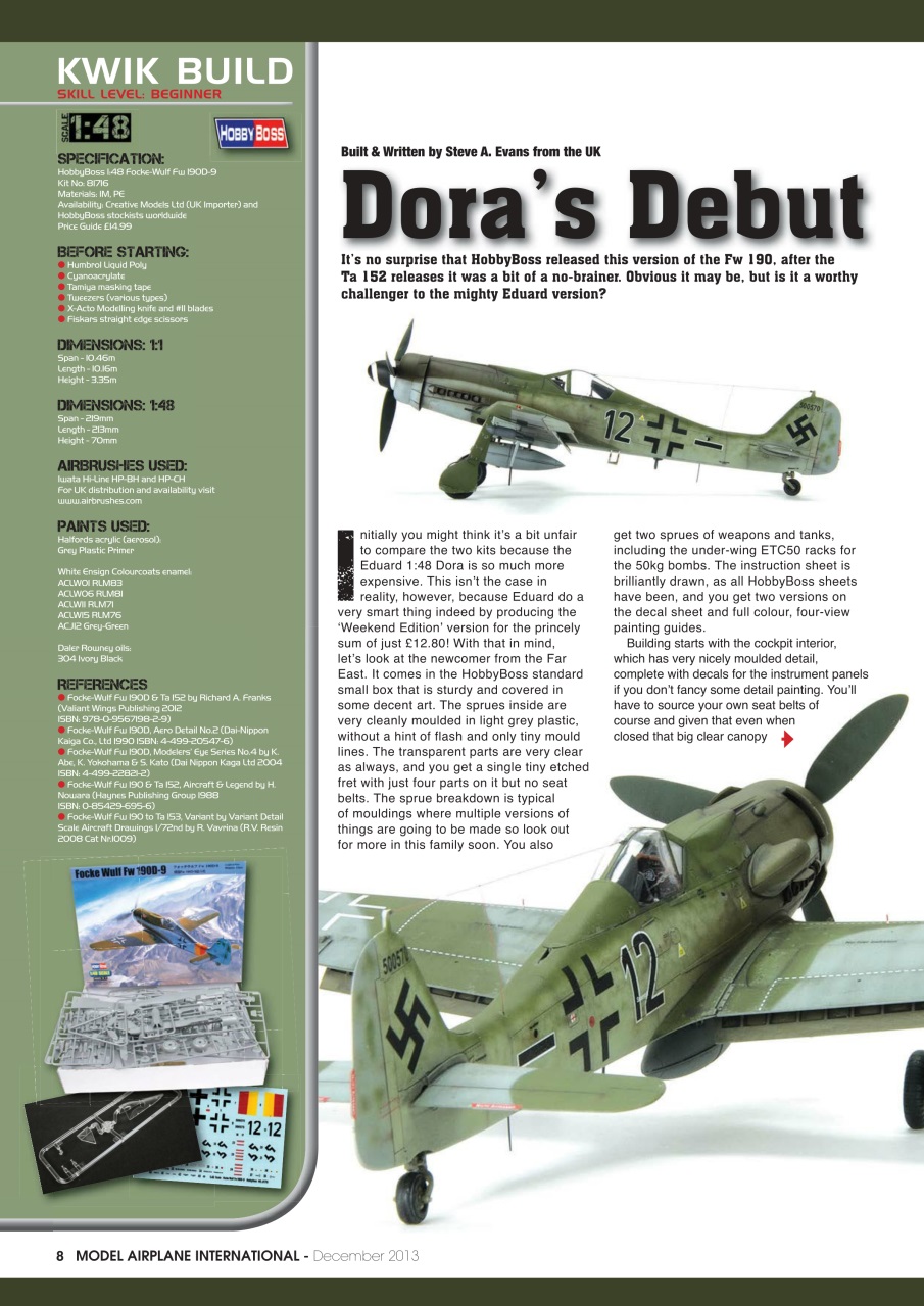 Model Airplane International Preview Pages