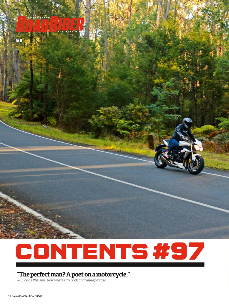 Australian Road Rider Preview Pages