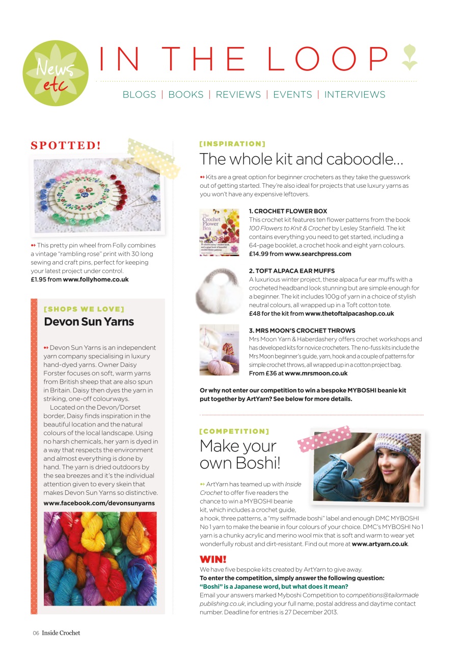 Inside Crochet Preview Pages