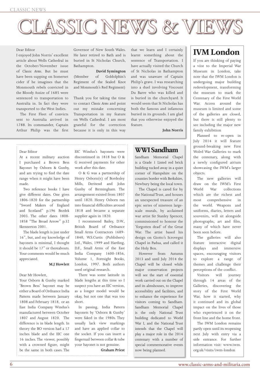 Classic Arms & Militaria Preview Pages