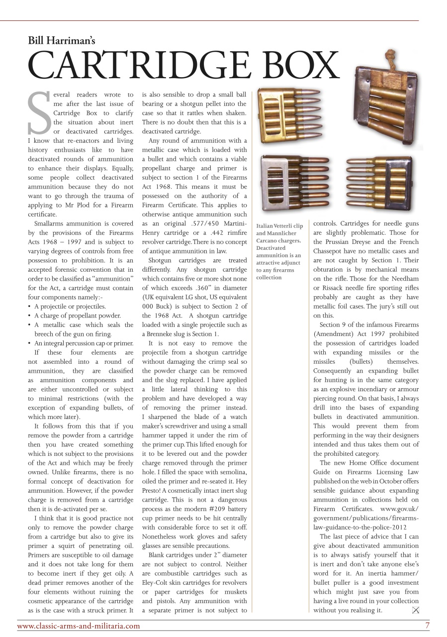 Classic Arms & Militaria Preview Pages