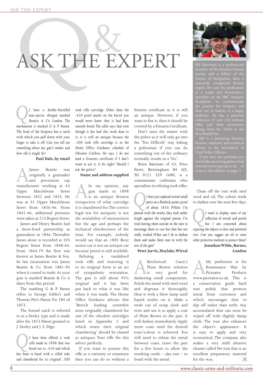 Classic Arms & Militaria Preview Pages