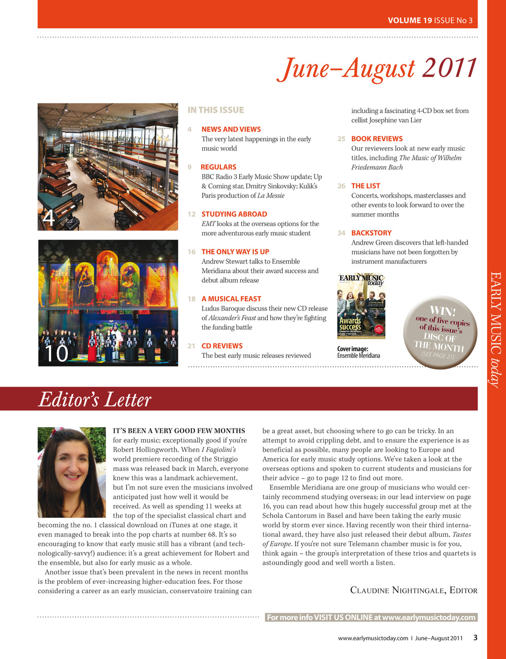 Early Music Today Preview Pages