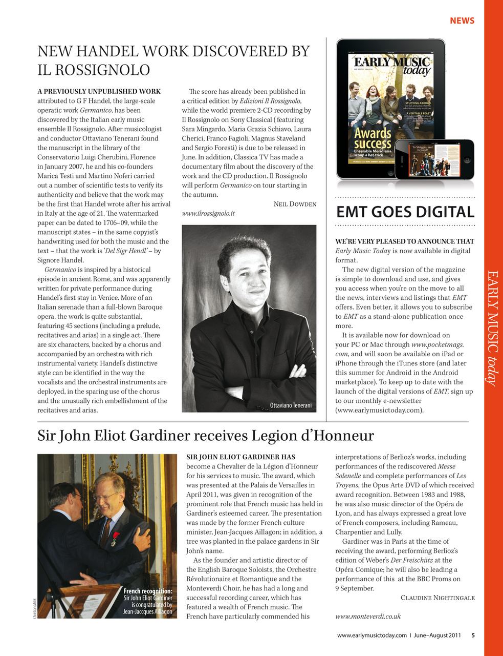 Early Music Today Preview Pages