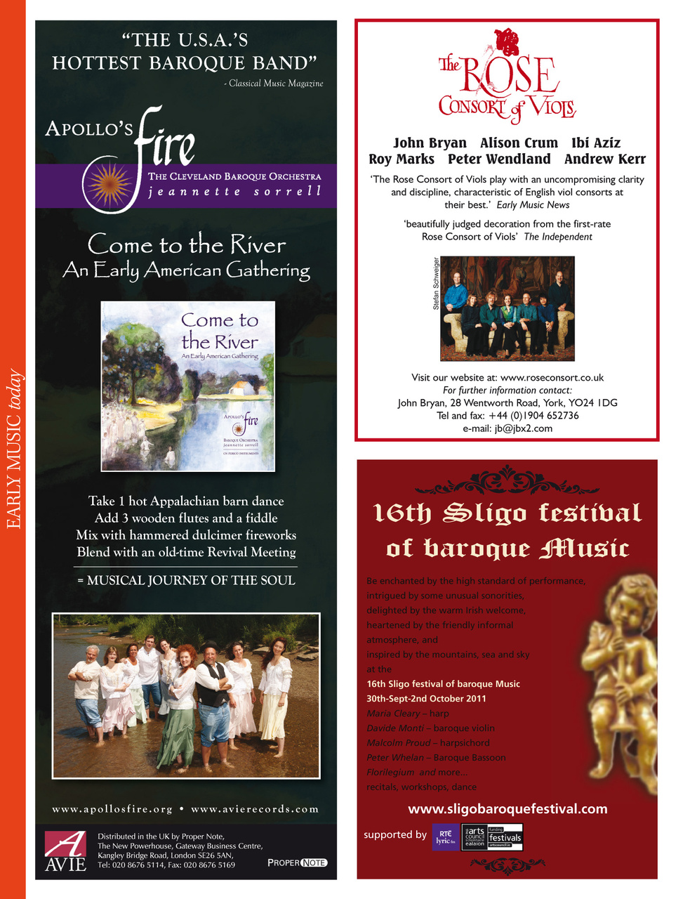 Early Music Today Preview Pages