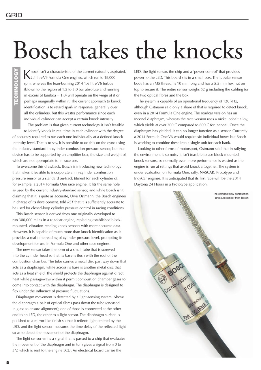 Race Engine Technology Preview Pages