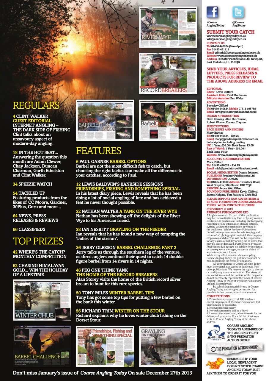 Coarse Angling Today Preview Pages