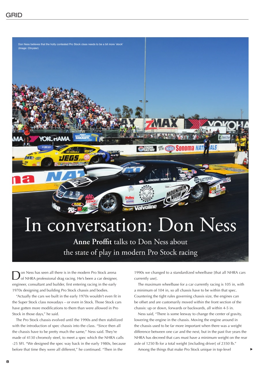 DRAG Race Technology Preview Pages