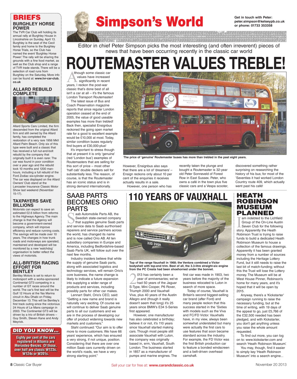 Classic Car Buyer Preview Pages