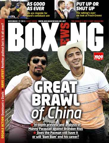 Boxing News issue November 19 2013