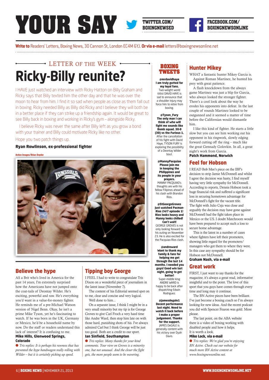 Boxing News Preview Pages