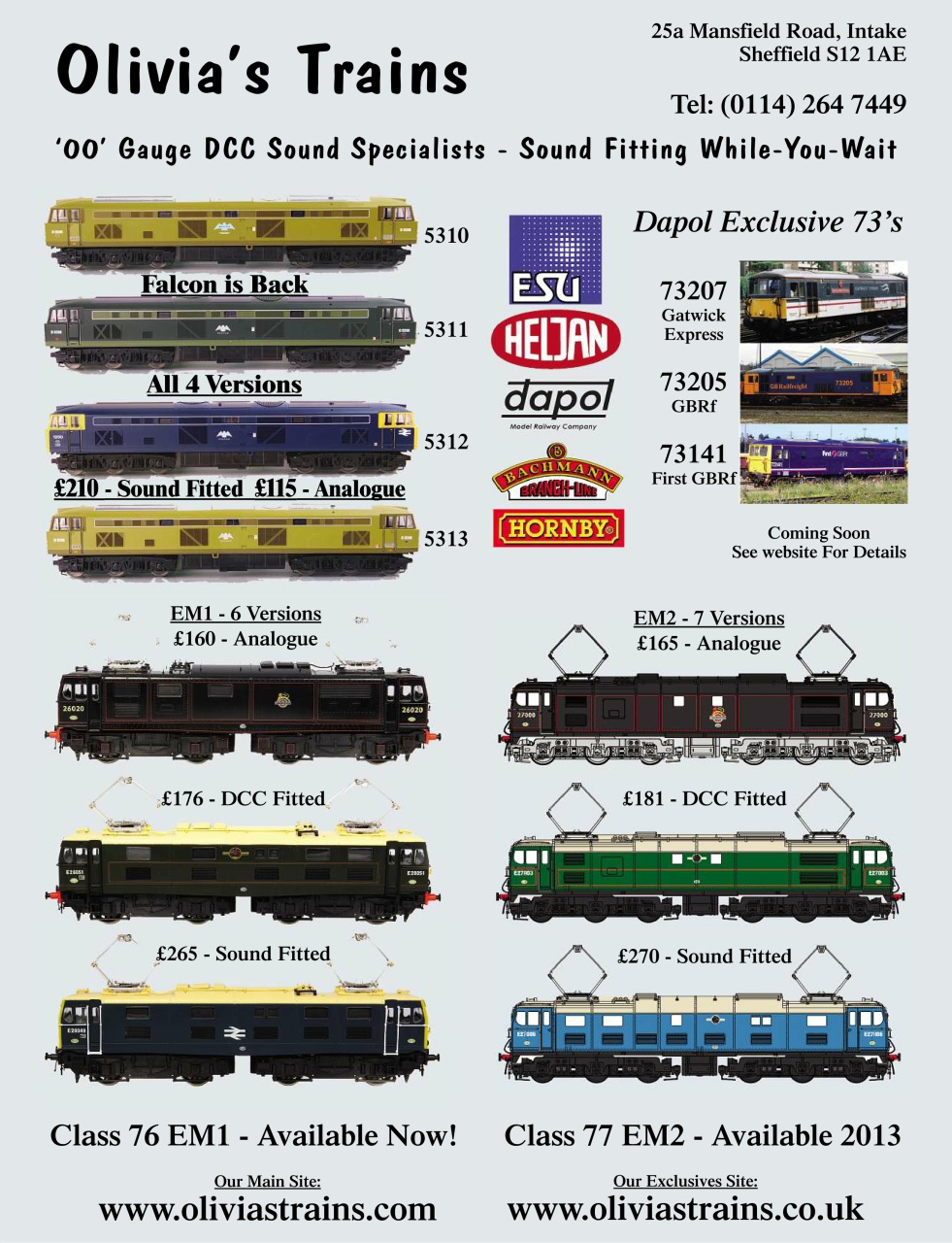 Rail Express Preview Pages