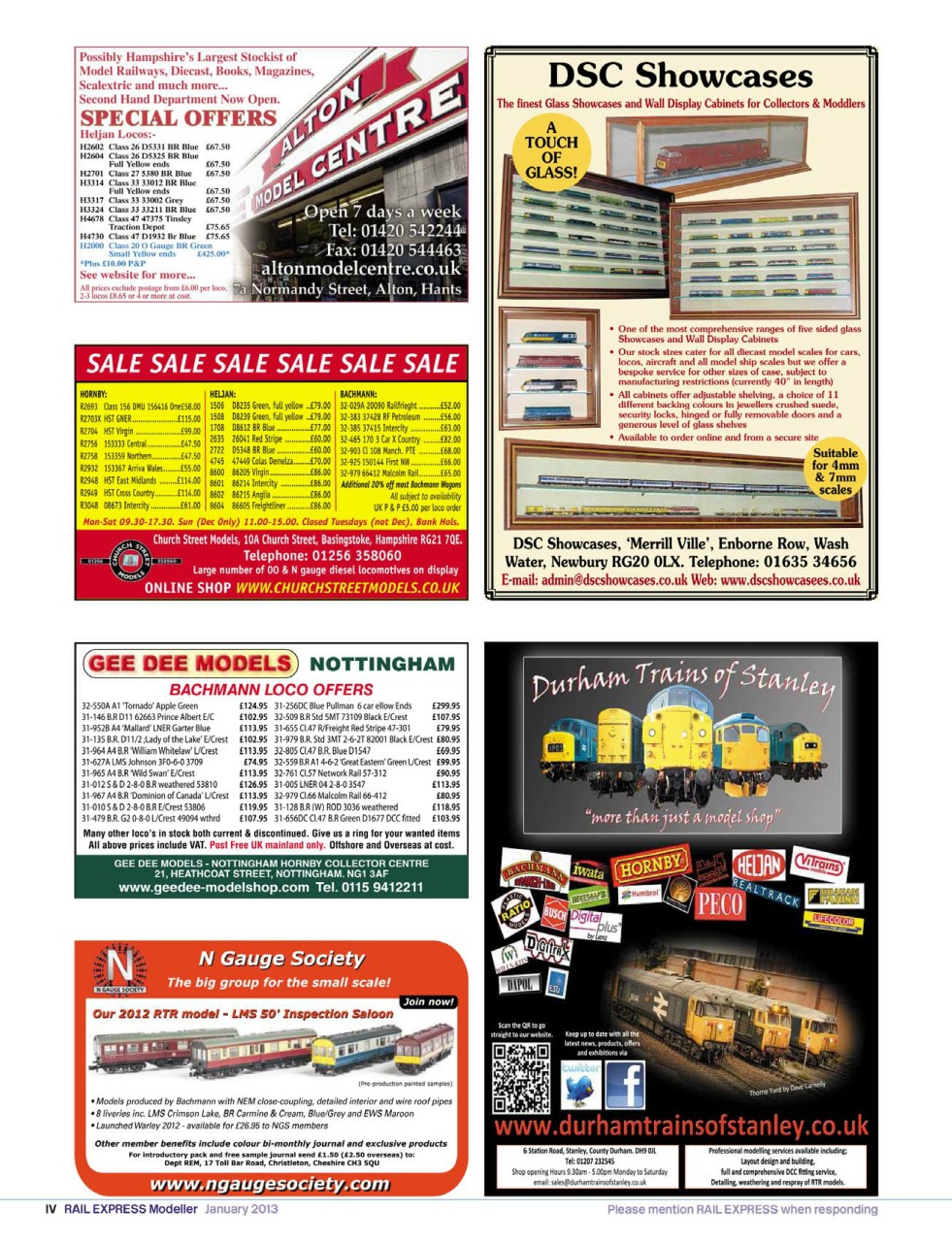 Rail Express Preview Pages