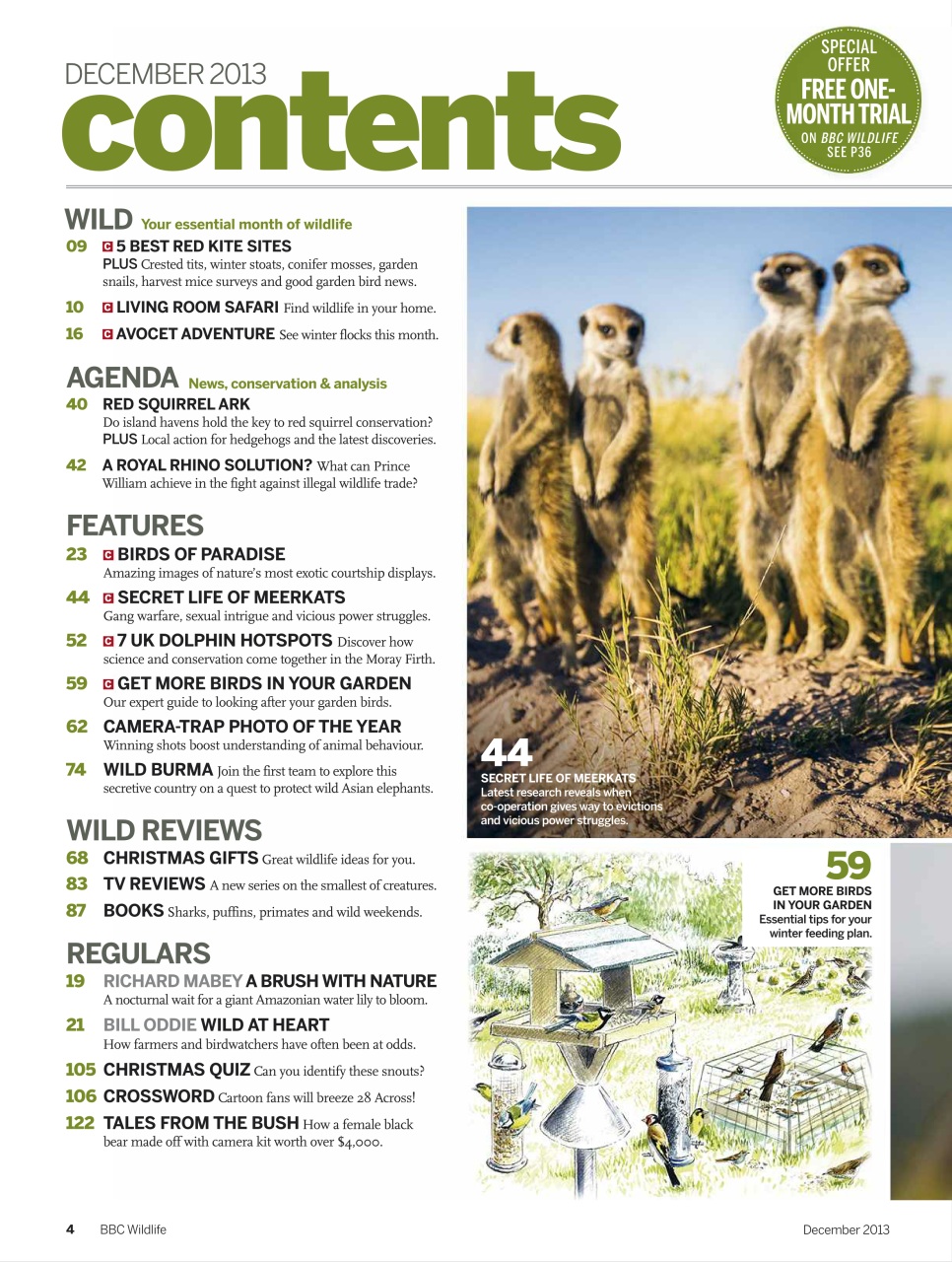 BBC Wildlife Magazine Preview Pages