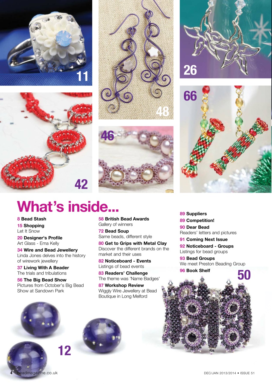 Bead & Jewellery Magazine Preview Pages