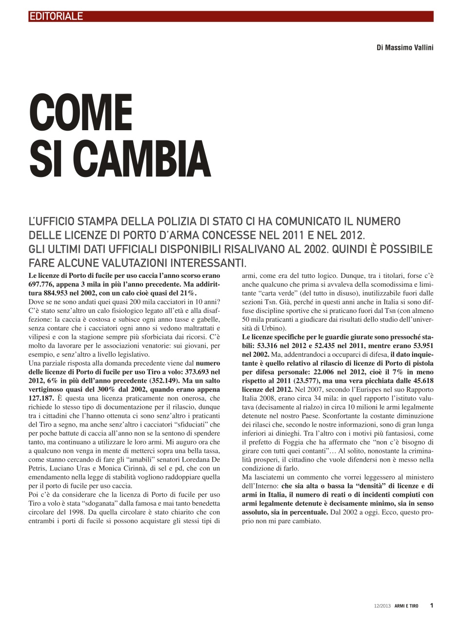 Armi E Tiro Preview Pages