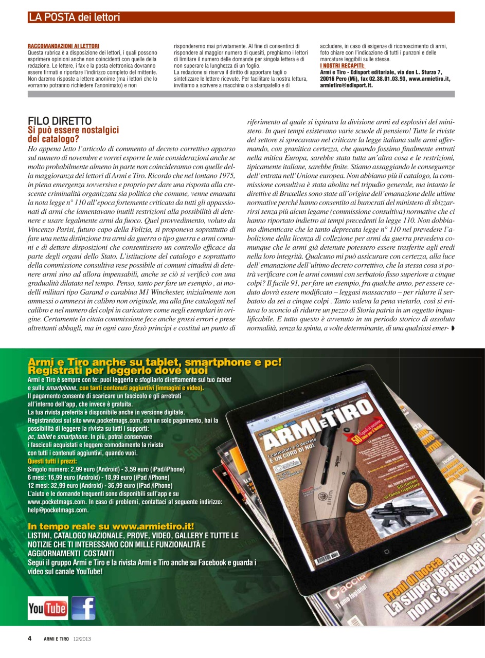 Armi E Tiro Preview Pages