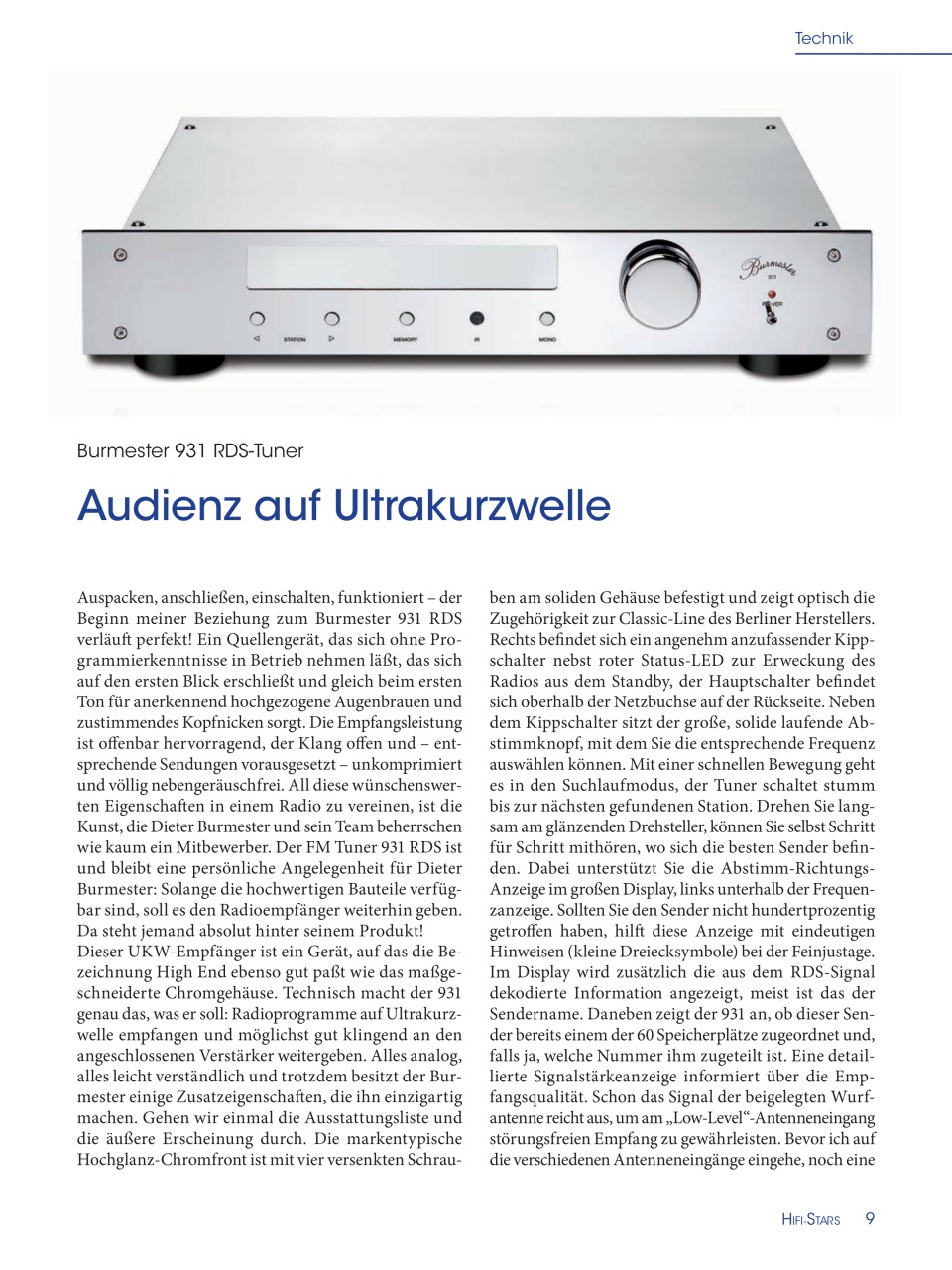HiFi Stars Magazin Preview Pages