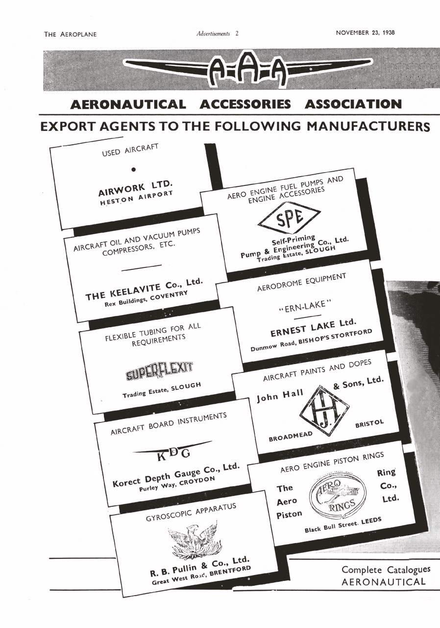 Aeroplane Weekly - The War in the Air 75 years ago Preview Pages