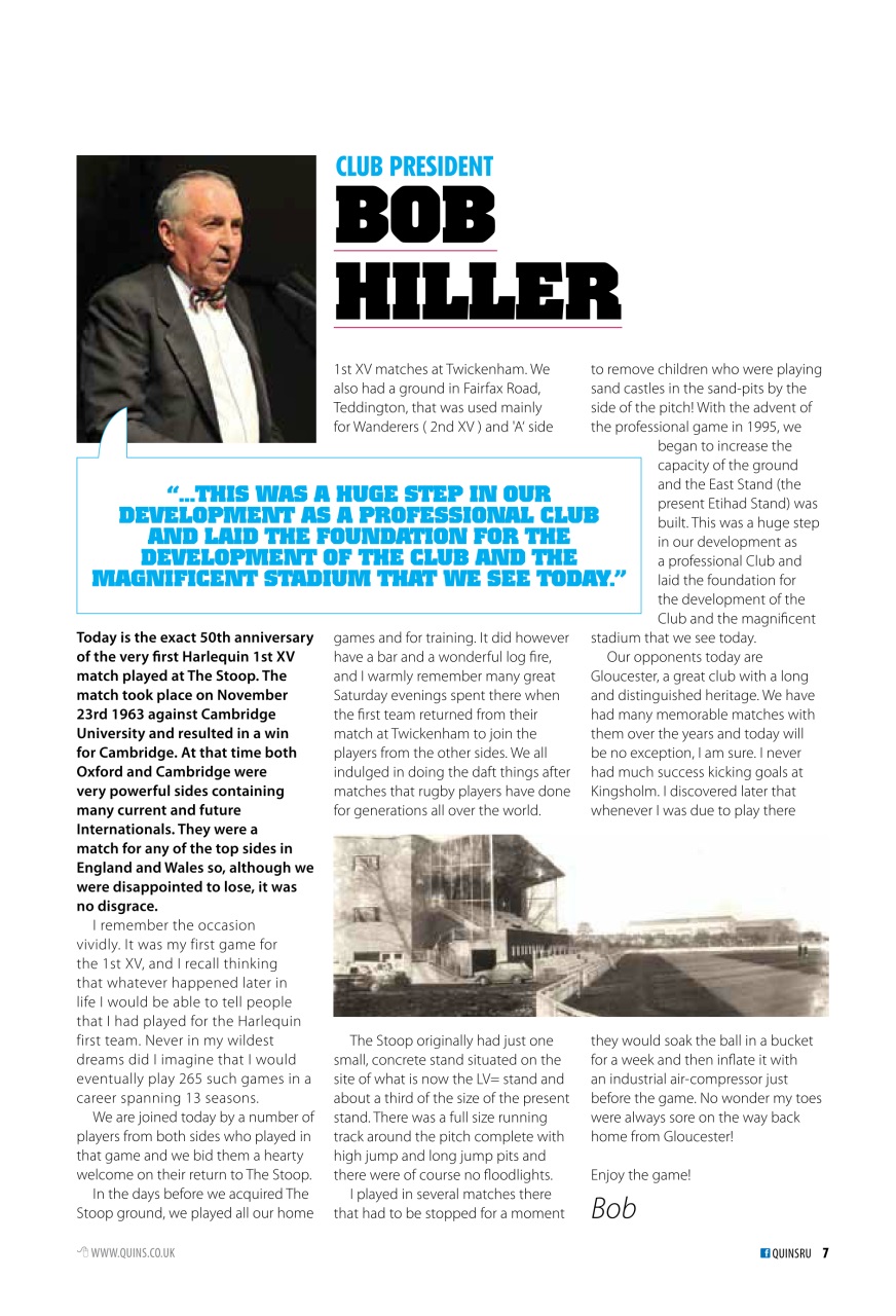 Harlequins Preview Pages