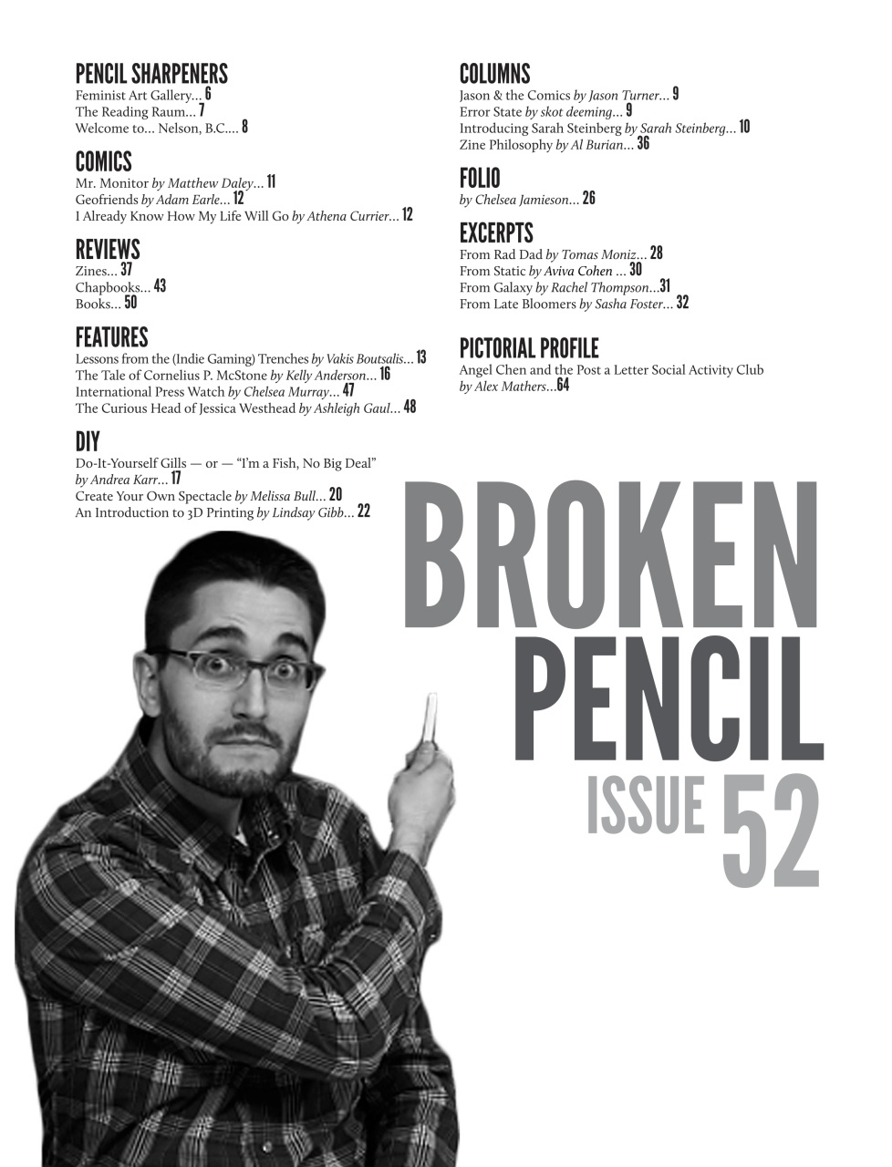 Broken Pencil Preview Pages