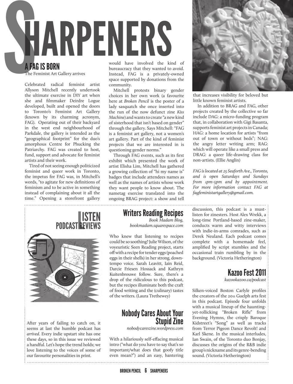 Broken Pencil Preview Pages