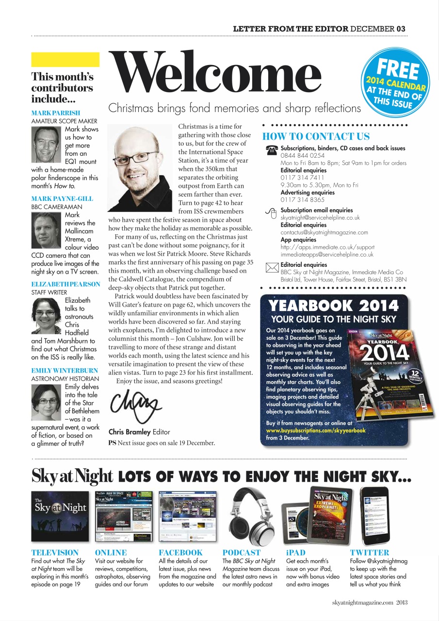 BBC Sky at Night Magazine Preview Pages