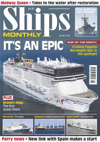 Ships Monthly issue Its an epic Ship of the Month - January 2014