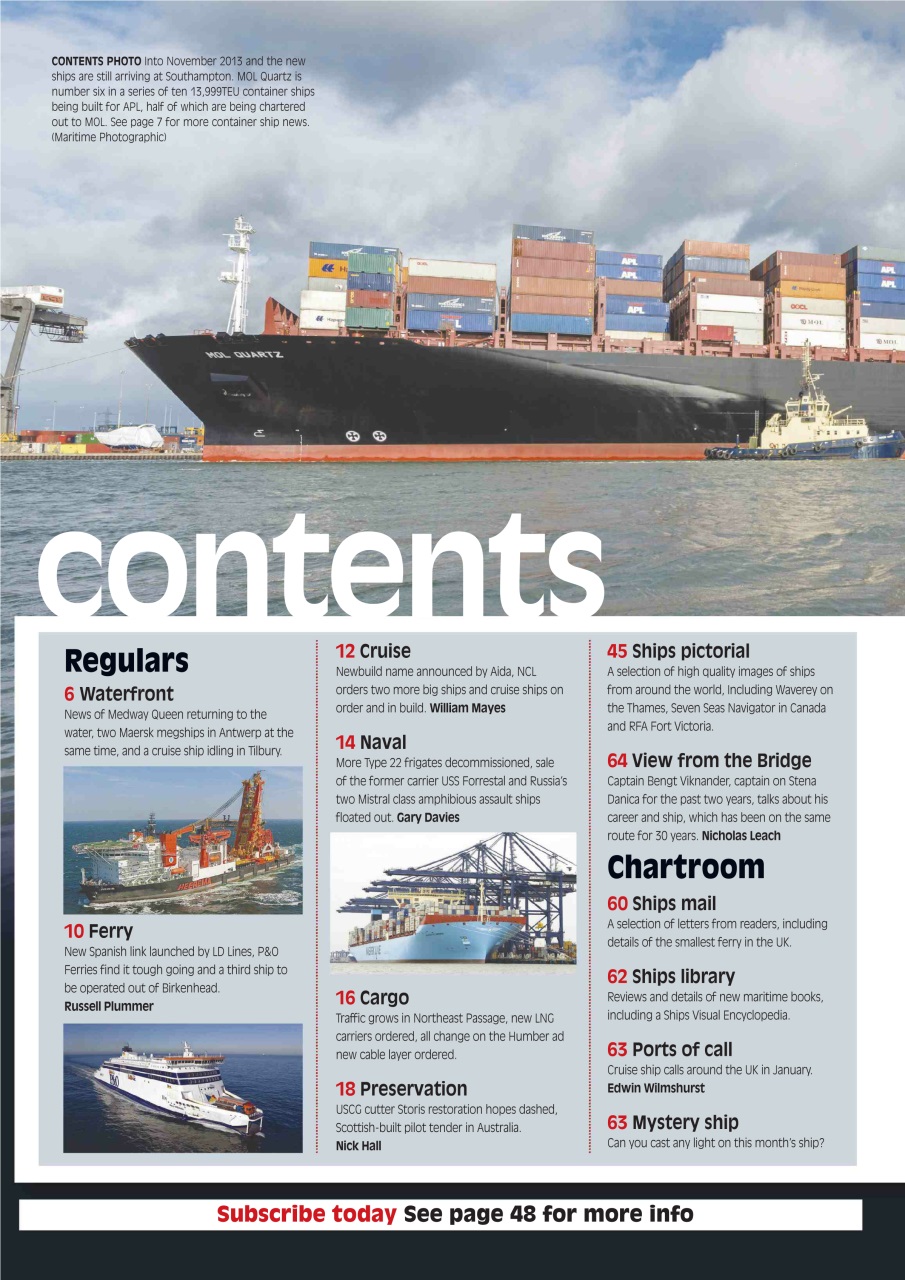 Ships Monthly Preview Pages