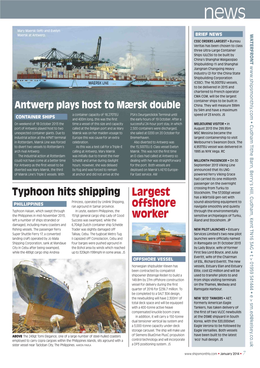 Ships Monthly Preview Pages
