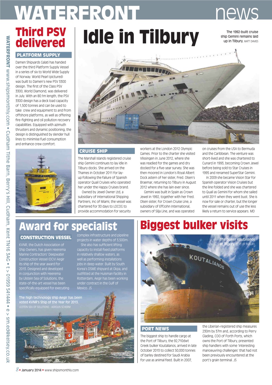 Ships Monthly Preview Pages