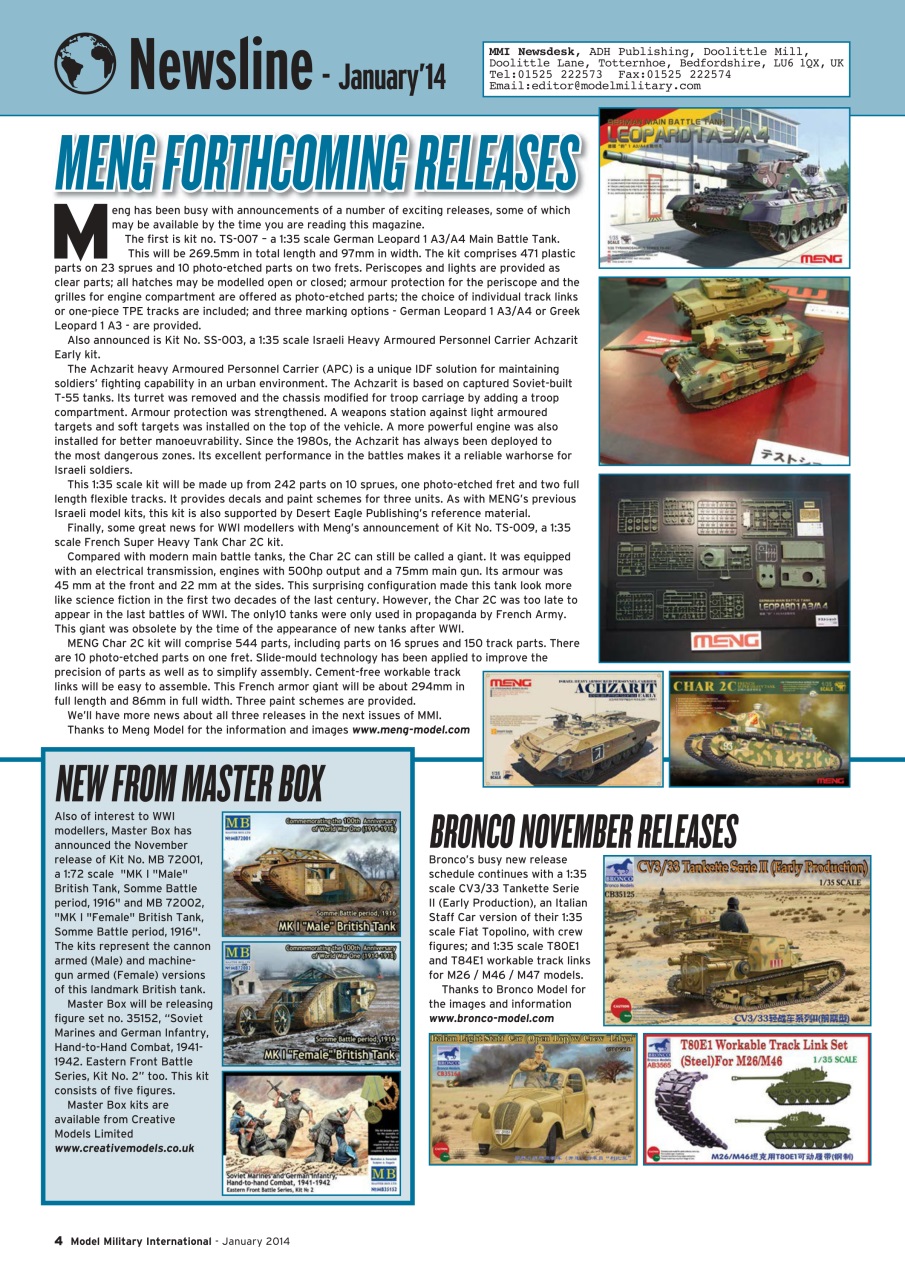 Model Military International Preview Pages