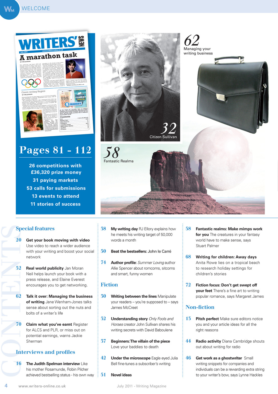 Writing Magazine Preview Pages