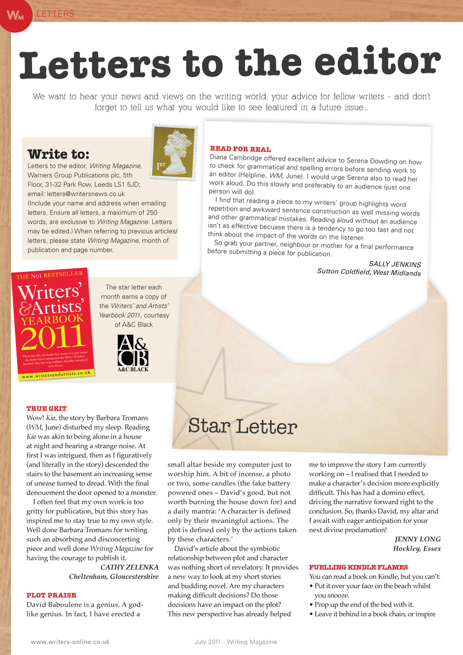 Writing Magazine Preview Pages
