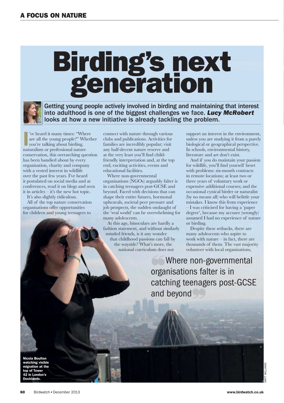 Birdwatch Magazine Preview Pages