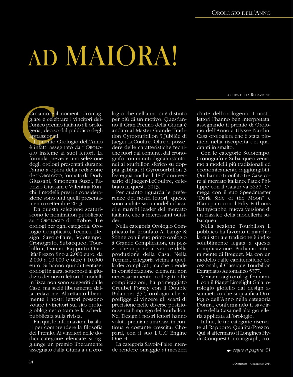 L'Orologio Preview Pages